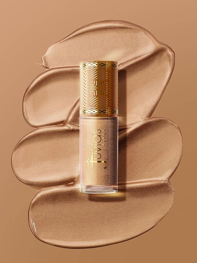 Juvia's Place Nubian Glow Liquid Luminizer Nubian Gleam - Radiant Highlighter Makeup Glowy Tint Daily Dewy Luminous Beauty Creamy Bronzing Skincare Radiating Brightening Natural Shine Face & Cheeks