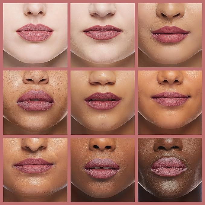 Heart Percent Dote On Mood Lip Pencil, Long-Lasting Creamy Lip Crayon Smooth Color Liner Retractable Lipstick Pencil 0.8g, #06. Rose Beige