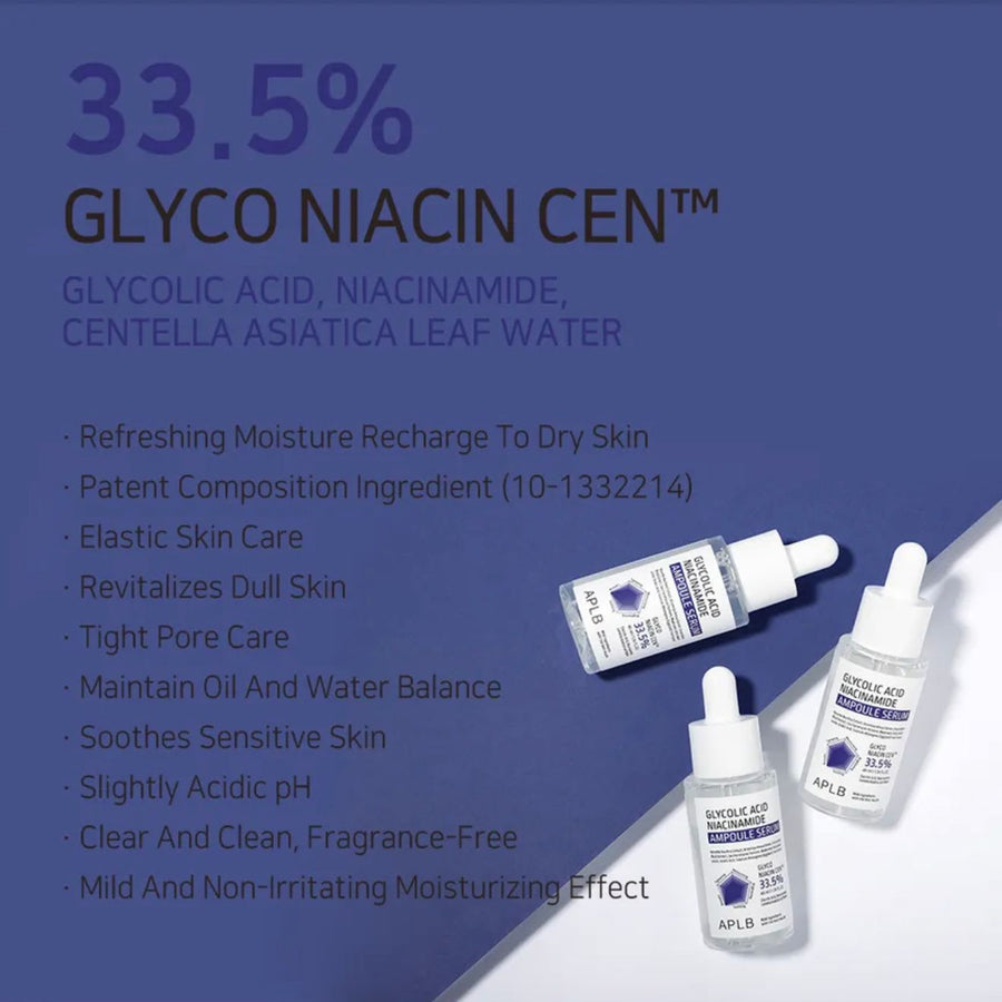 APLB Glycolic Acid Niacinamide Ampoule Serum 40ml