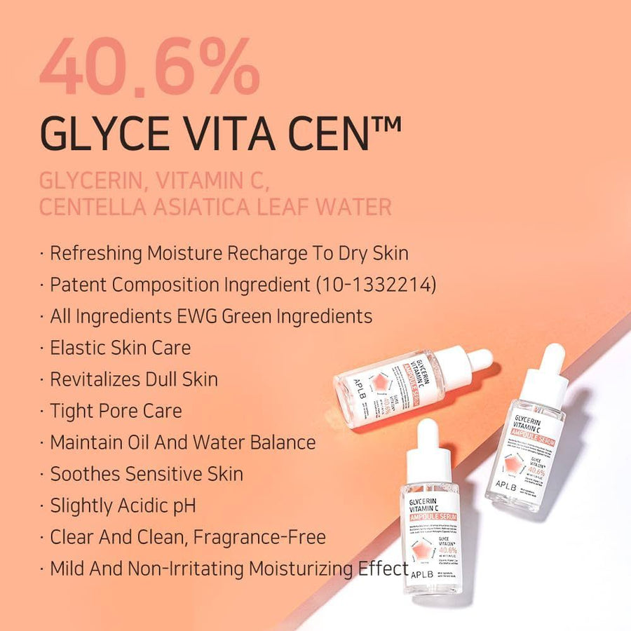 APLB Glycerin Vitamin C Ampoule Serum 40ml