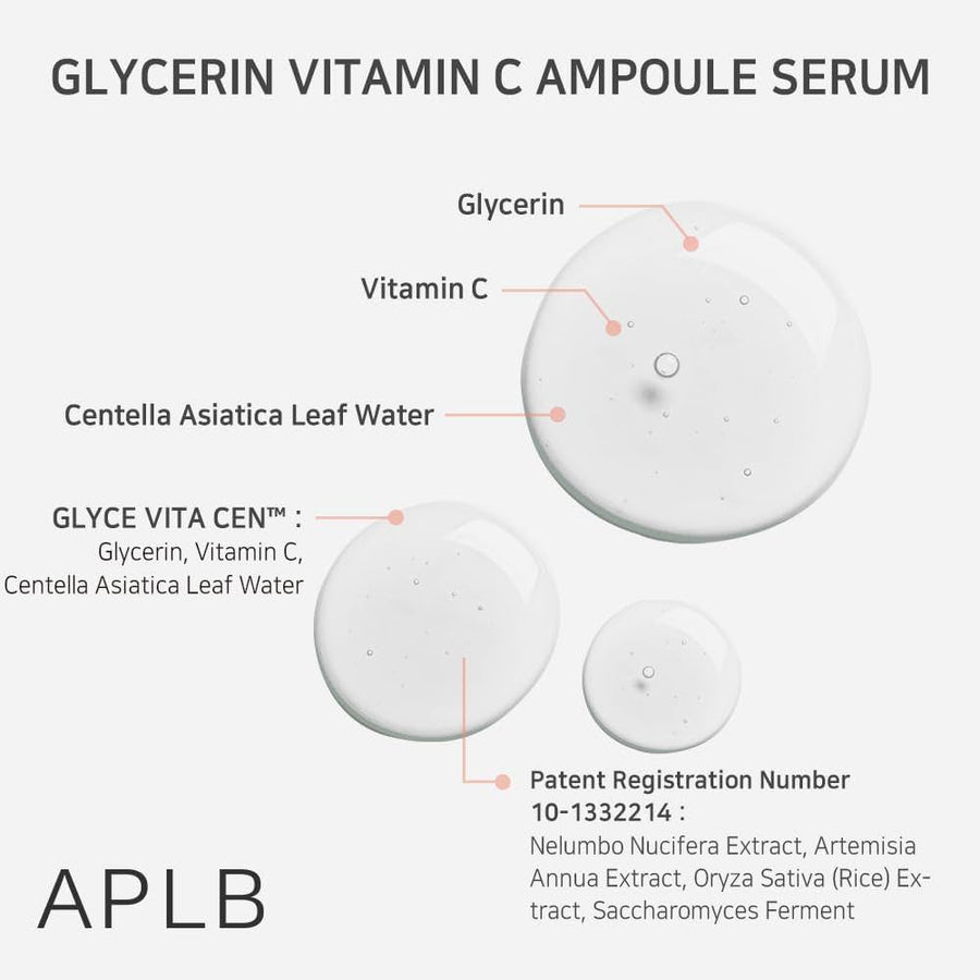 APLB Glycerin Vitamin C Ampoule Serum 40ml