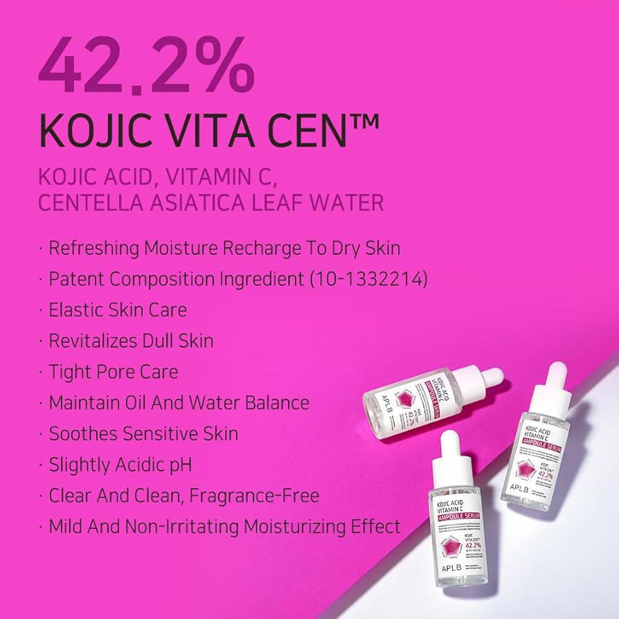 APLB Kojic Acid Vitamin C Ampoule Serum 40ml
