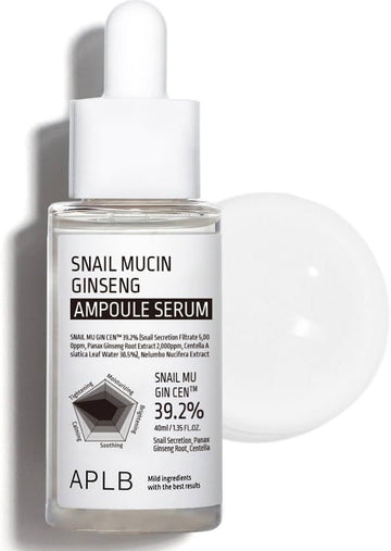 APLB Snail Mucin Ginseng Ampoule Serum 40ml