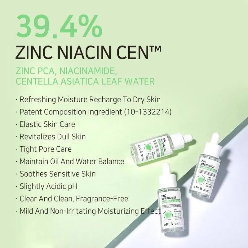 APLB Zinc Niacinamide Ampoule Serum 40ml