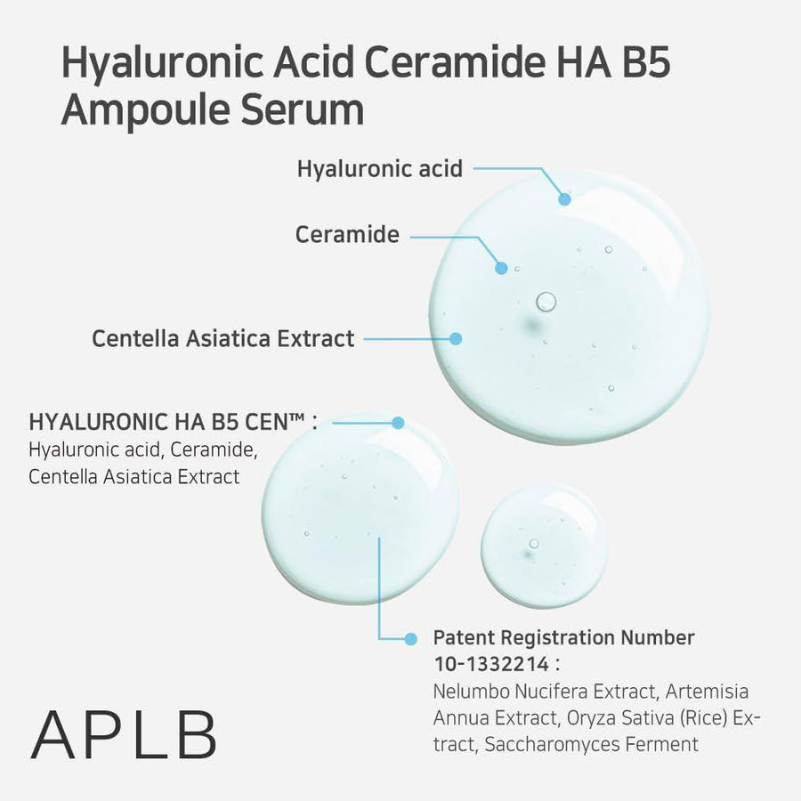 APLB Hyaluronic Acid Ceramide HA B5 Ampoule Serum 40ml