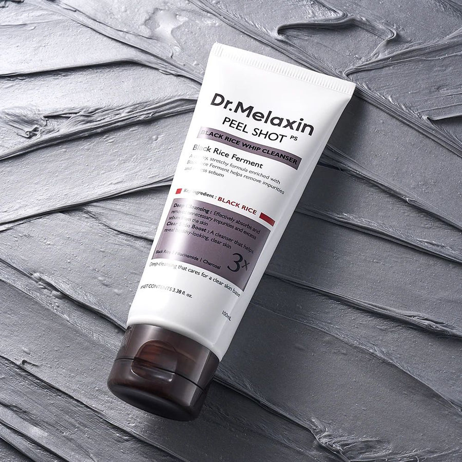 Dr.Melaxin Peel Shot Black Rice Whip Cleanser 100ml