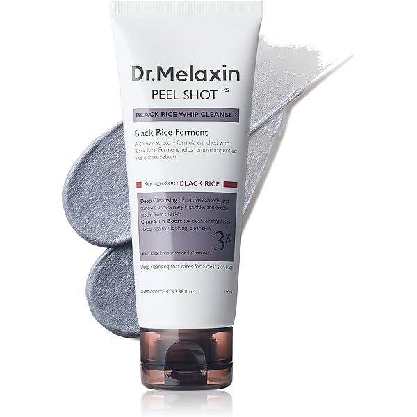 Dr.Melaxin Peel Shot Black Rice Whip Cleanser 100ml