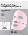 COSRX The Peptide Collagen Lifting Mask Glow Hydrogel Mask 3ea