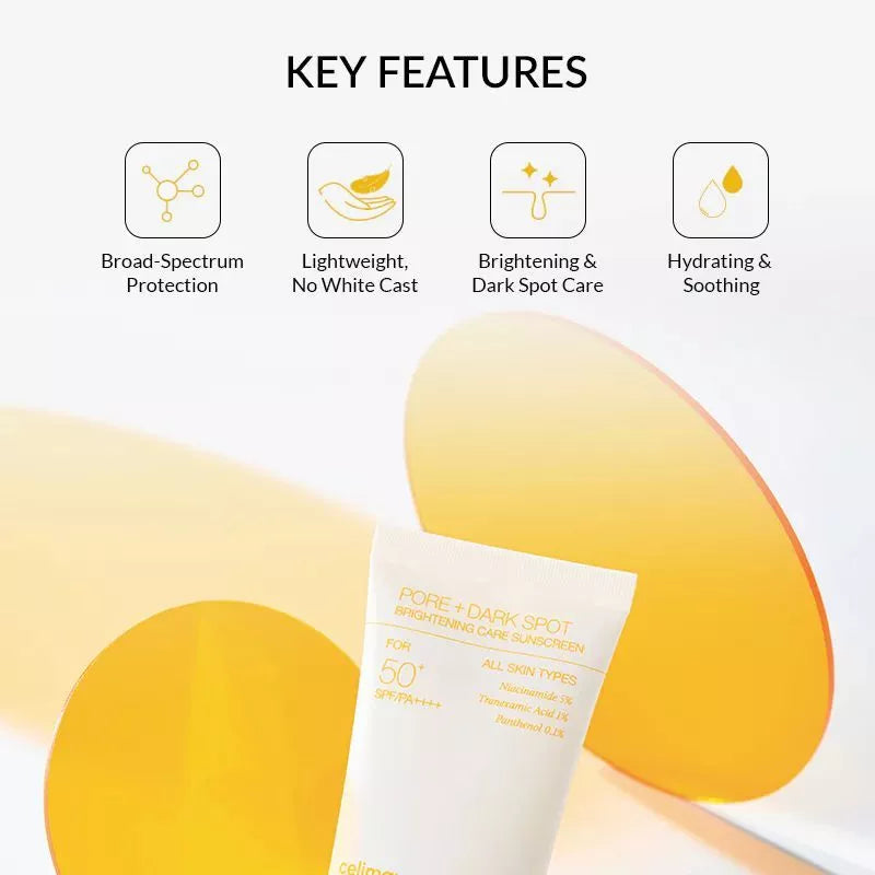 Celimax Brightening Pore Blemish Sunscreen SPF50+ PA++++ 50ml